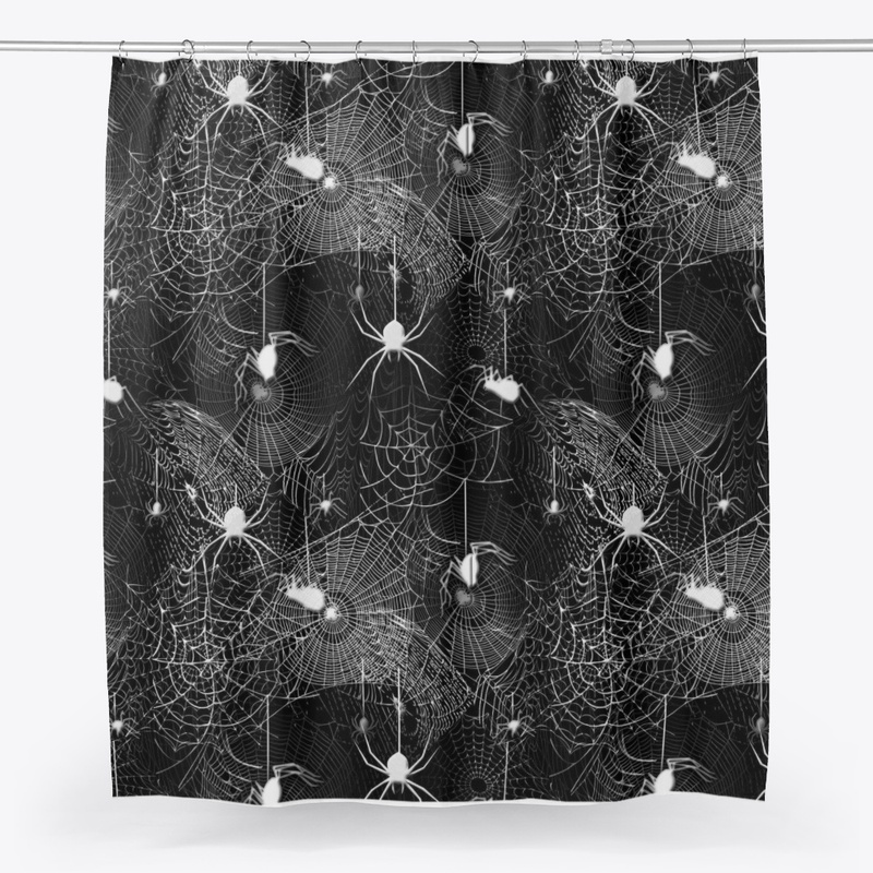 Black and White Spider Webs