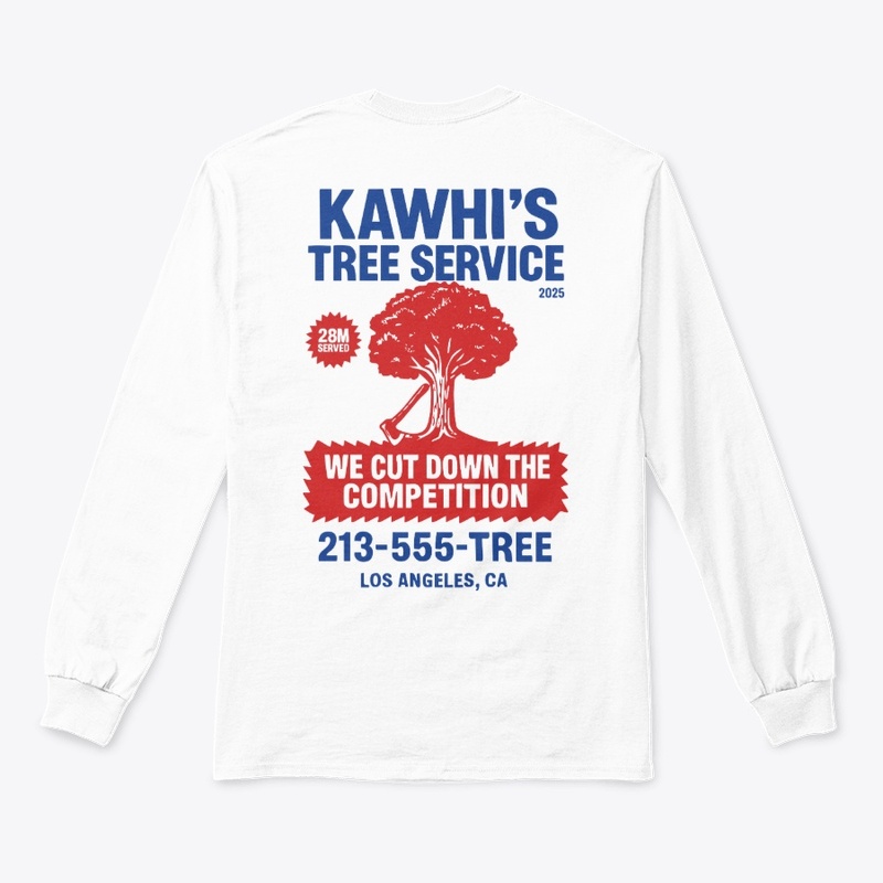Kawhi’s Tree Service Tee, Shirts, Mug