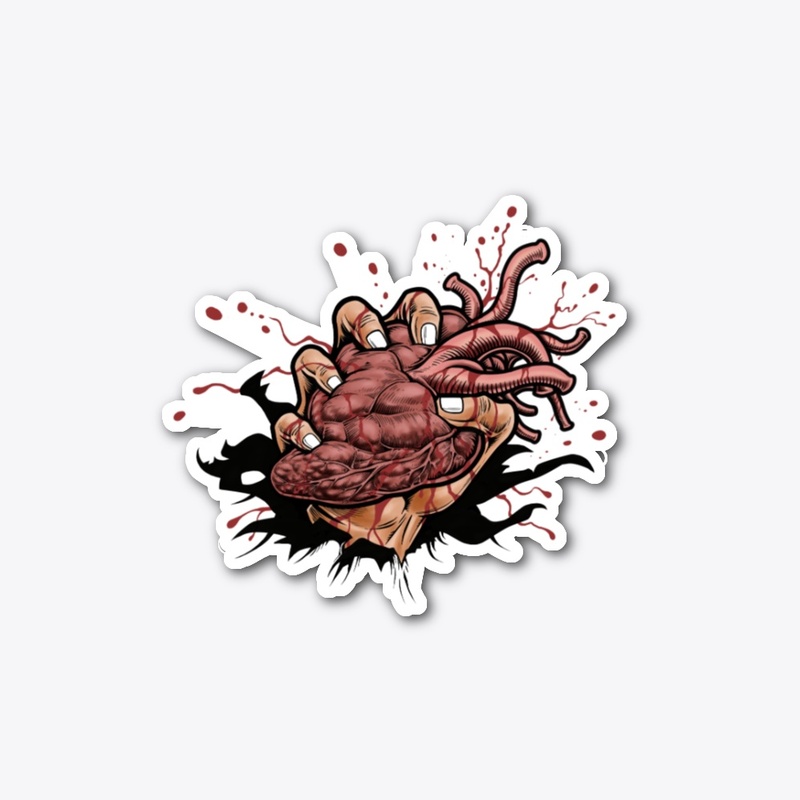 Heart in hand.