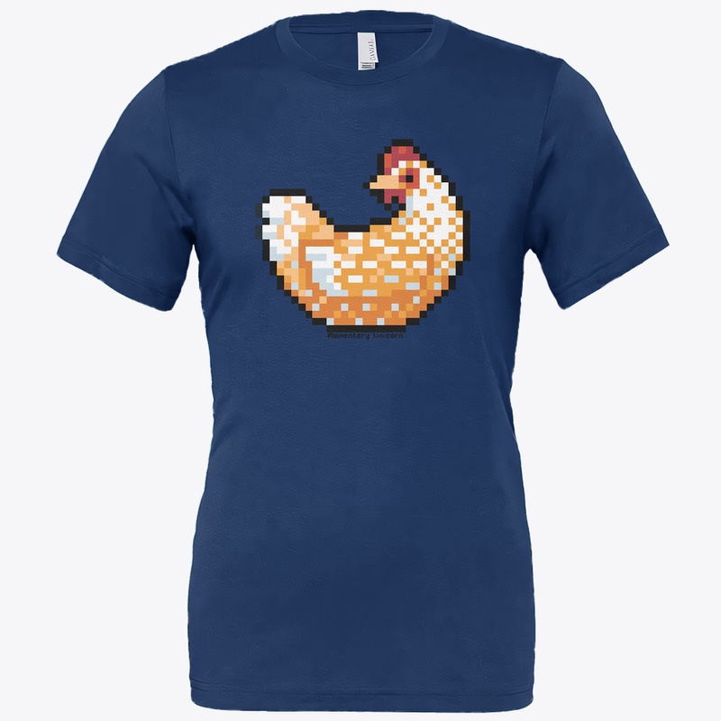 Pixel'd Sweedish Flower Hen