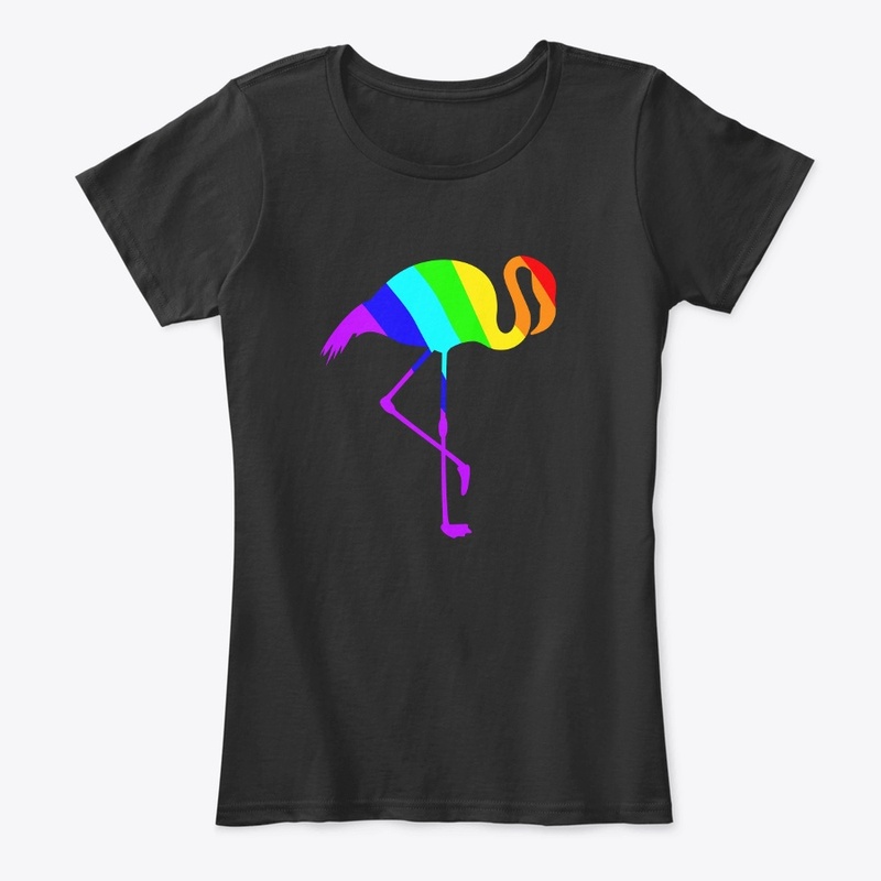 Rainbow Flamingo 
