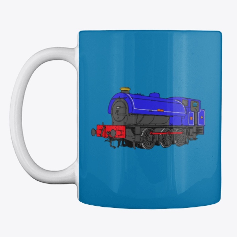 Austerity Saddle Tank Blue Lined