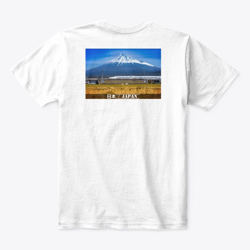 Bullet train and mount fuji