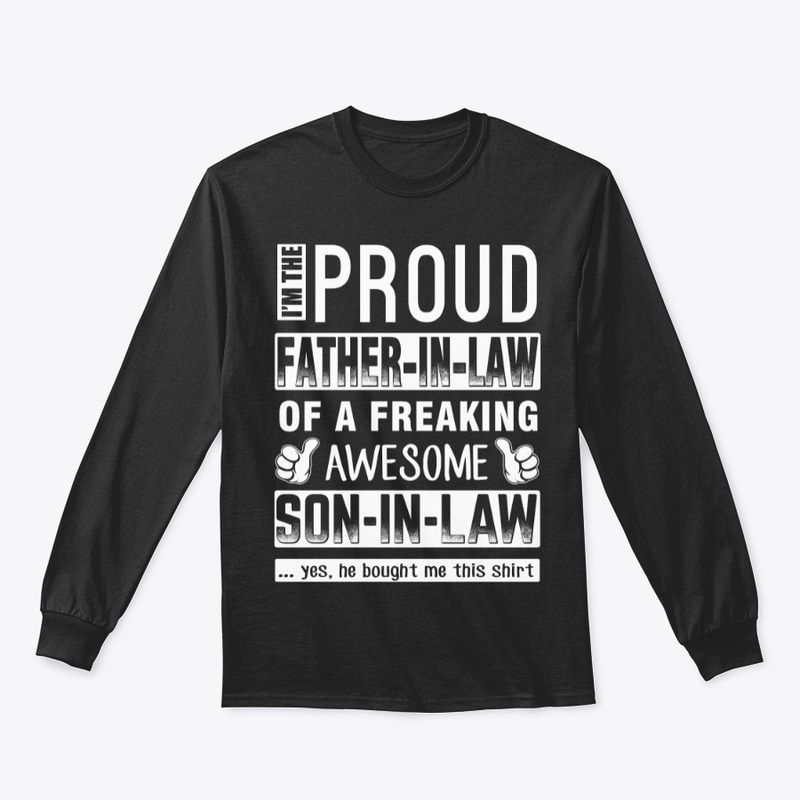 I'm the proud father-in-law