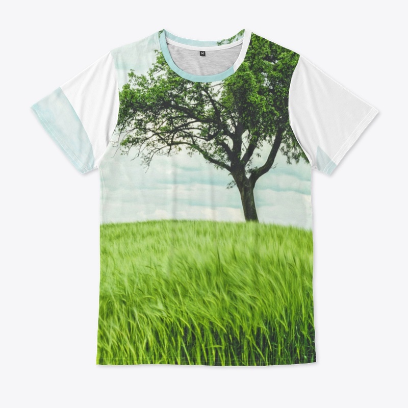 tree with grass 