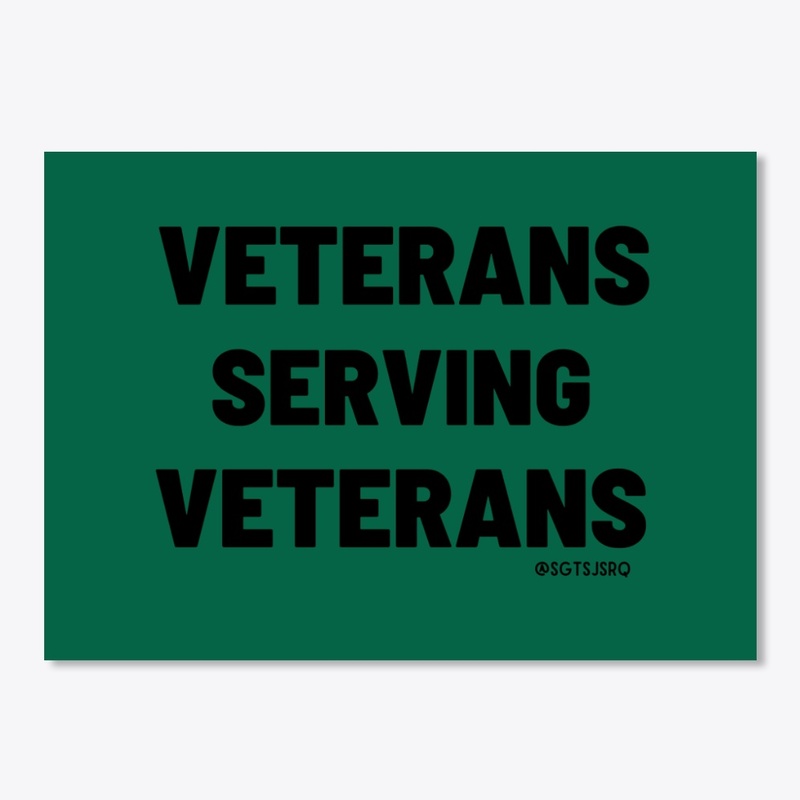 VETERANS SERVING VETERANS BLACK LTR