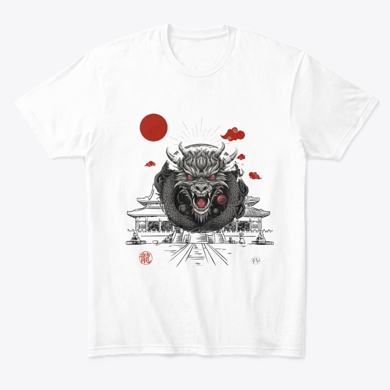 Dragon Red Sun