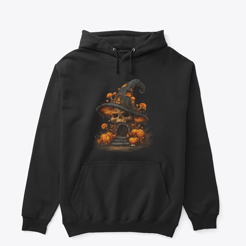 Haunted Skull Mushroom House