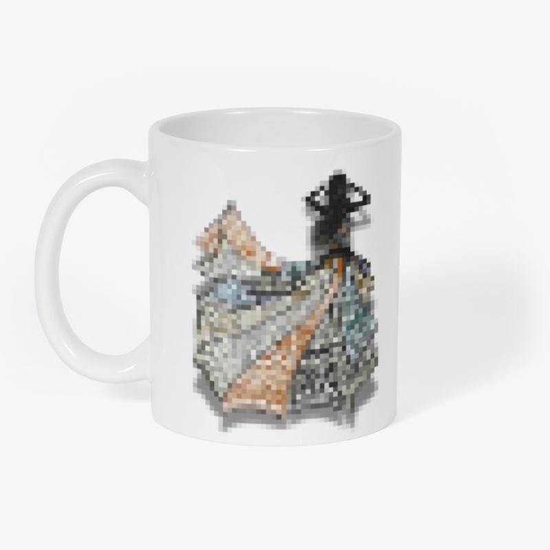 Pixelate on t shirt 