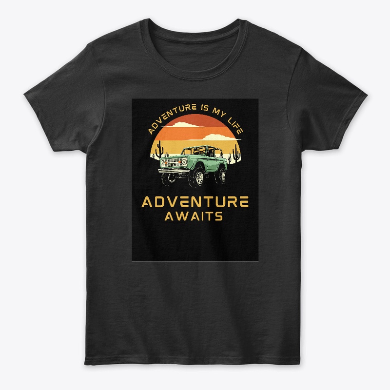Car Adventure awaits,Take a hike tshirt 