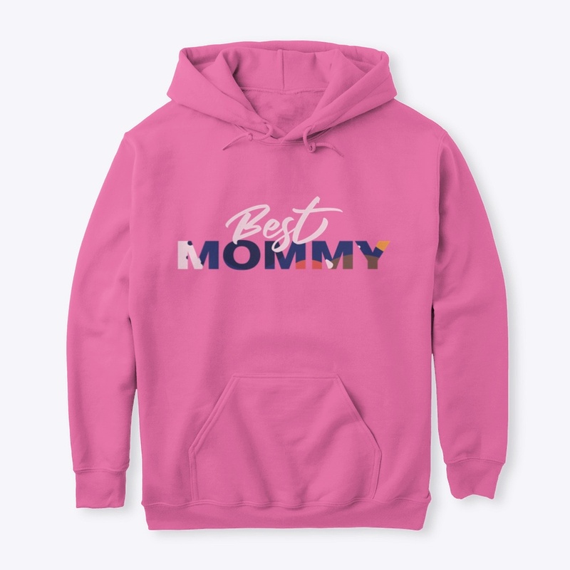 Best Mommy. Pattern Quote.