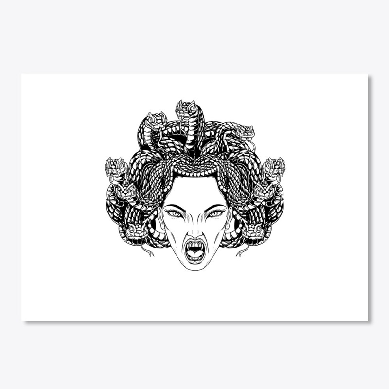 Screaming  Medusa head 