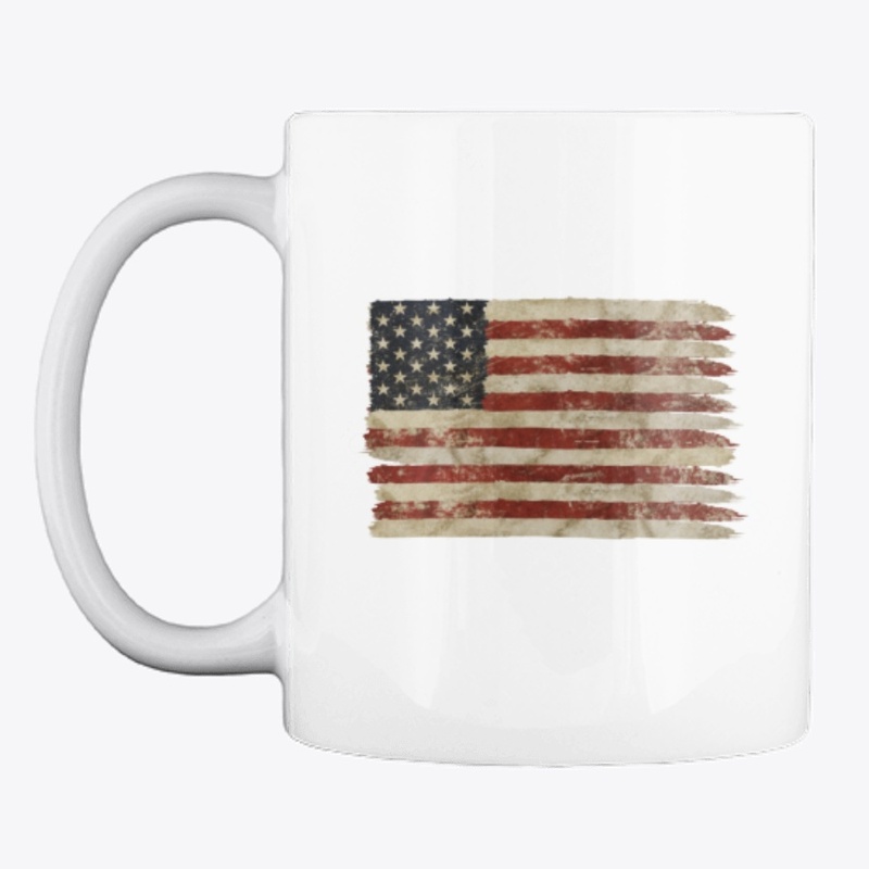 Weathered  American Flag