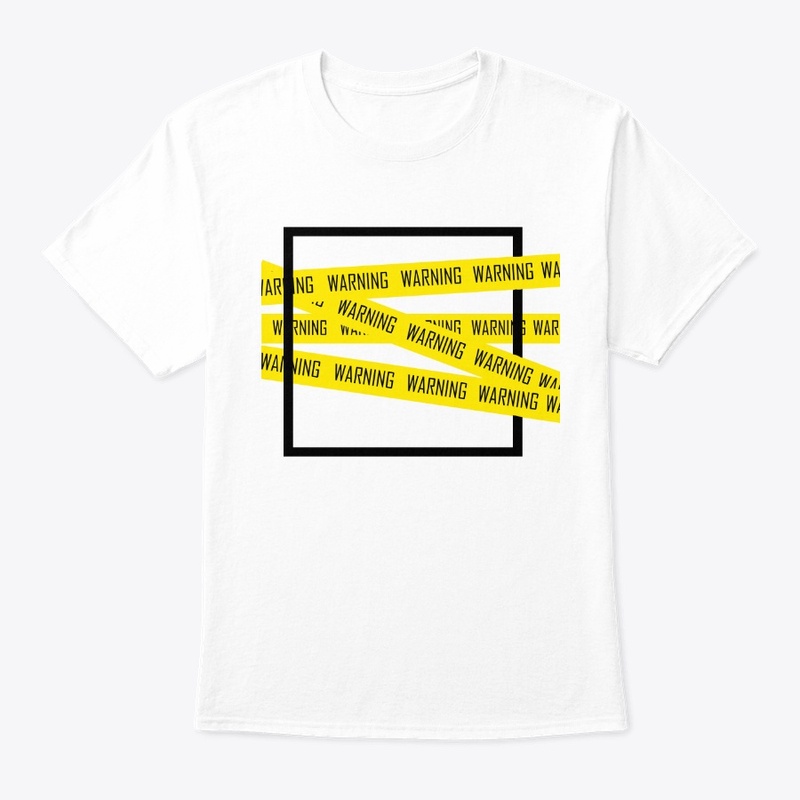 Warning T-shirt design 