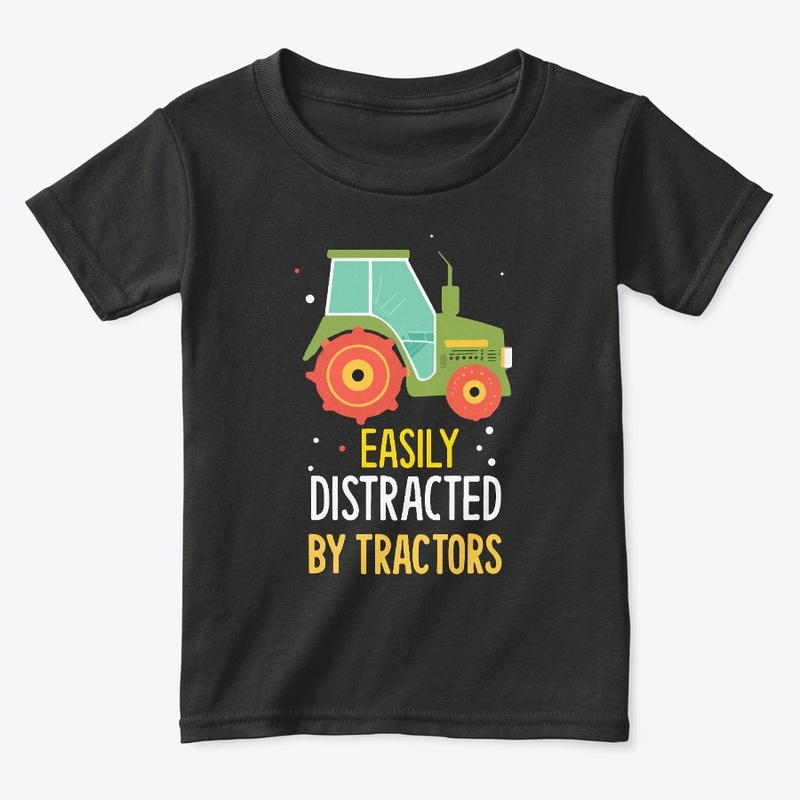 Easily Distracted By Tractors Tee