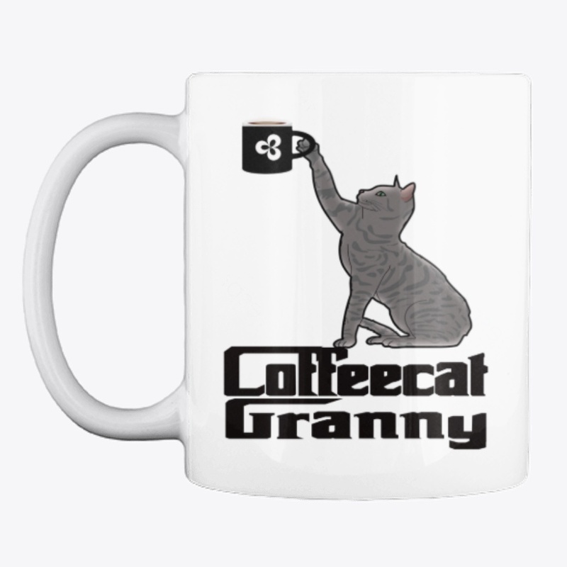 Coffeecat Granny cat coffee