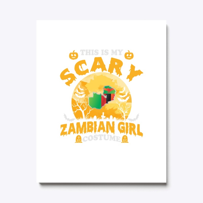 This is My Scary Zambian Girl Costume