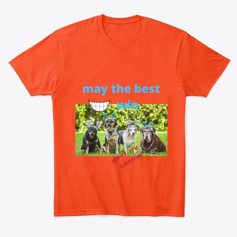 May Best Smile Win, Dog, 4th, July, USA