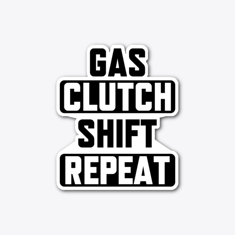 GAS CLUTCH SHIFT REPEAT (white)