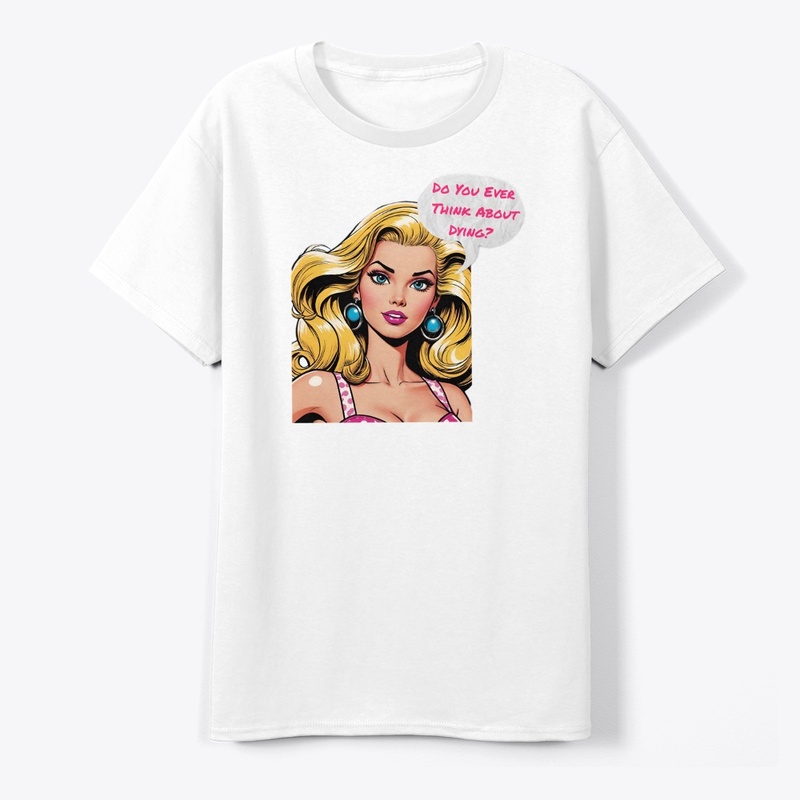 Funny Trendy Fashion Doll Pink Design 