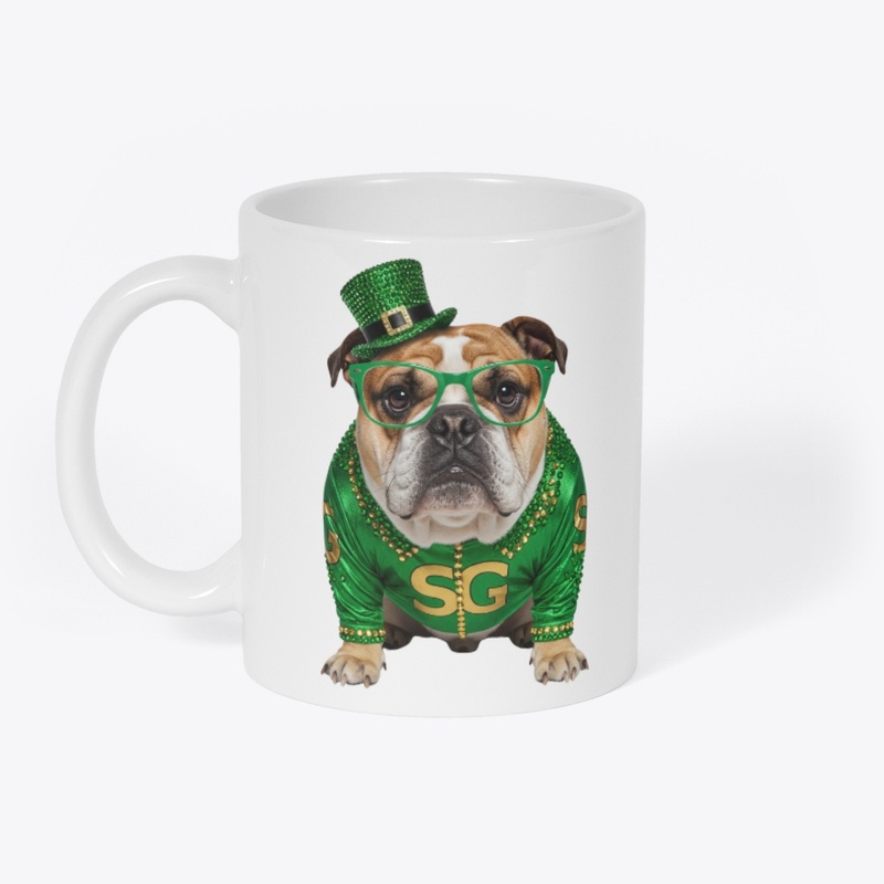 Funny St. Patrick's Bulldog