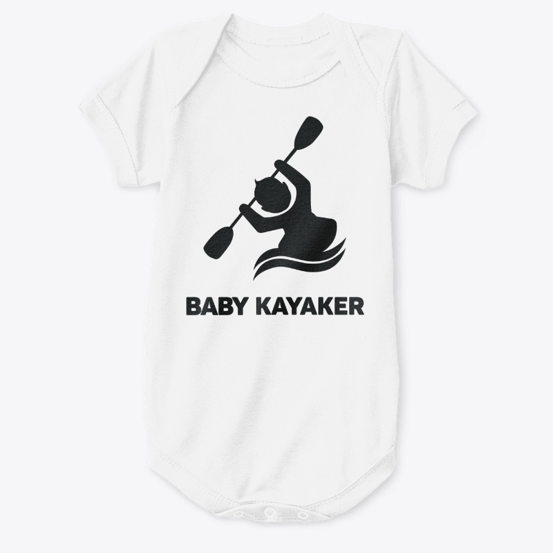 Short Sleeve Baby Bodysuit - Kayaker
