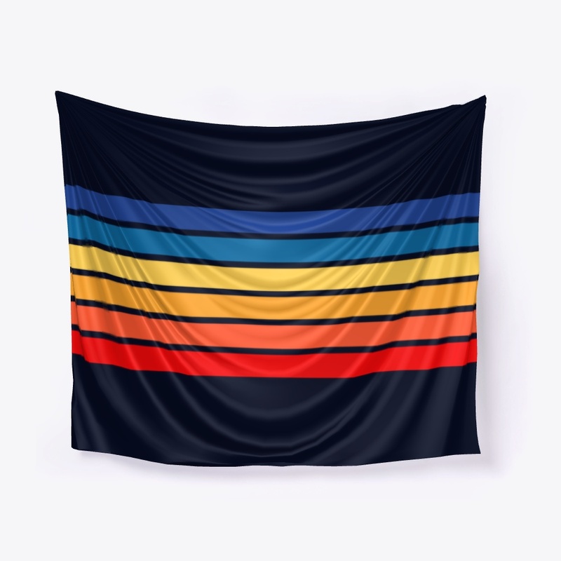 70s Style Summer Retro Stripes - Naryda