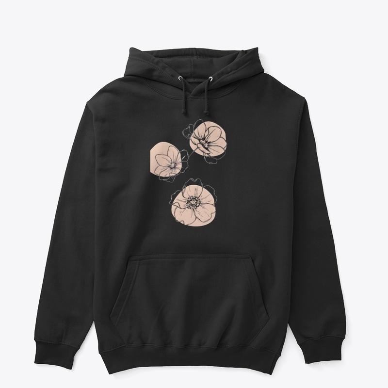 Floral design t-shirt 