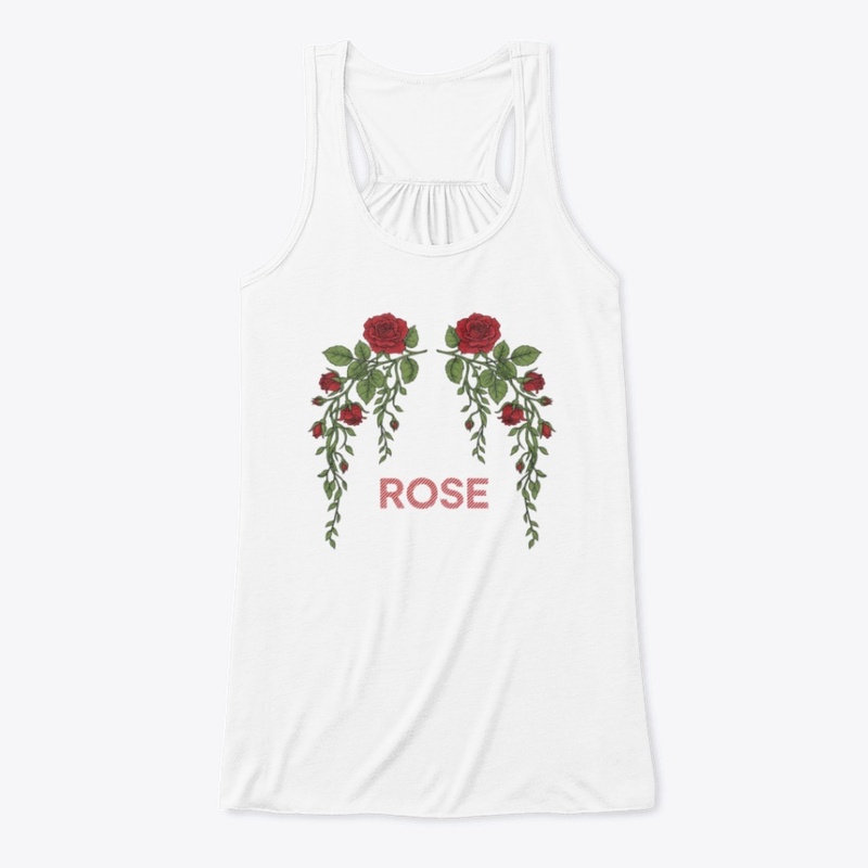 Elegant Rose Wreath Tee