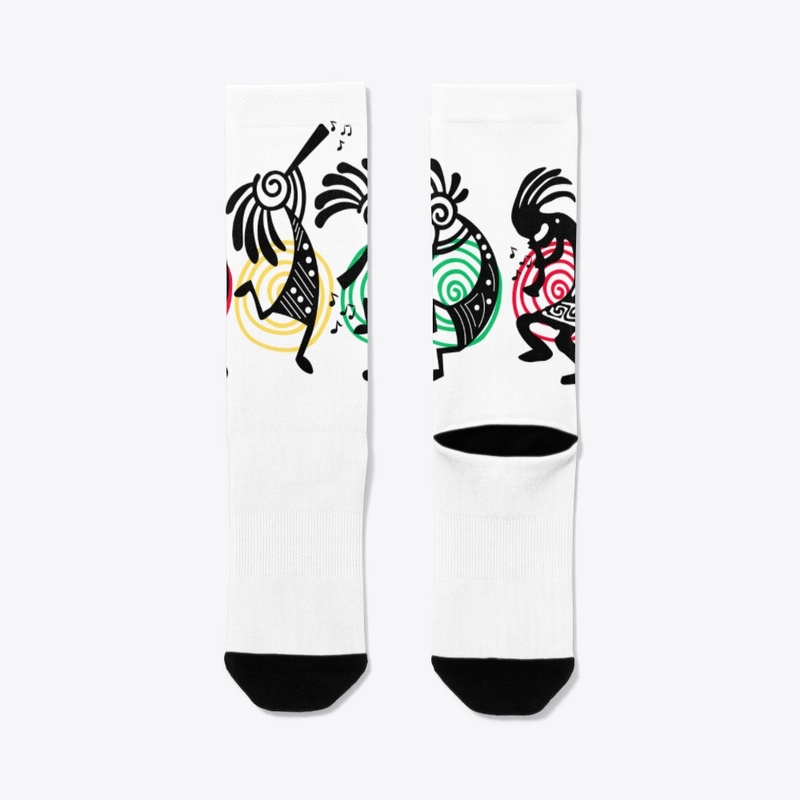 Kokopeli socks