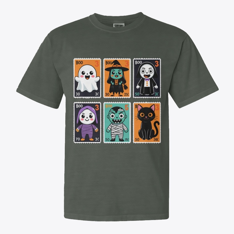Cute Halloween Stamp Collection
