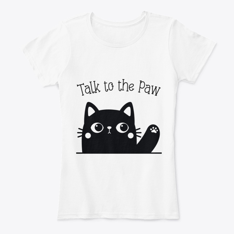 Talk to the Paw - Kawaii Black Cat