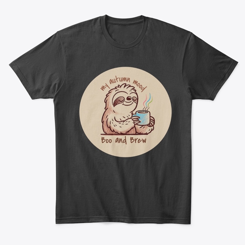 Autumn and Boo vibes design tee for all