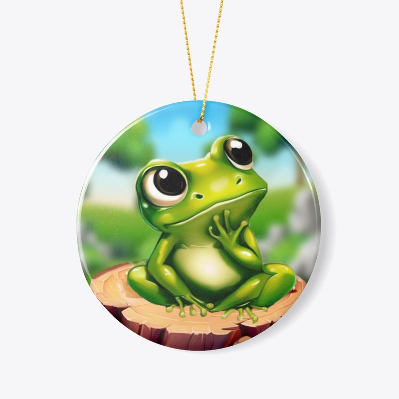 frog prints on asseccrioes&t-shirts 