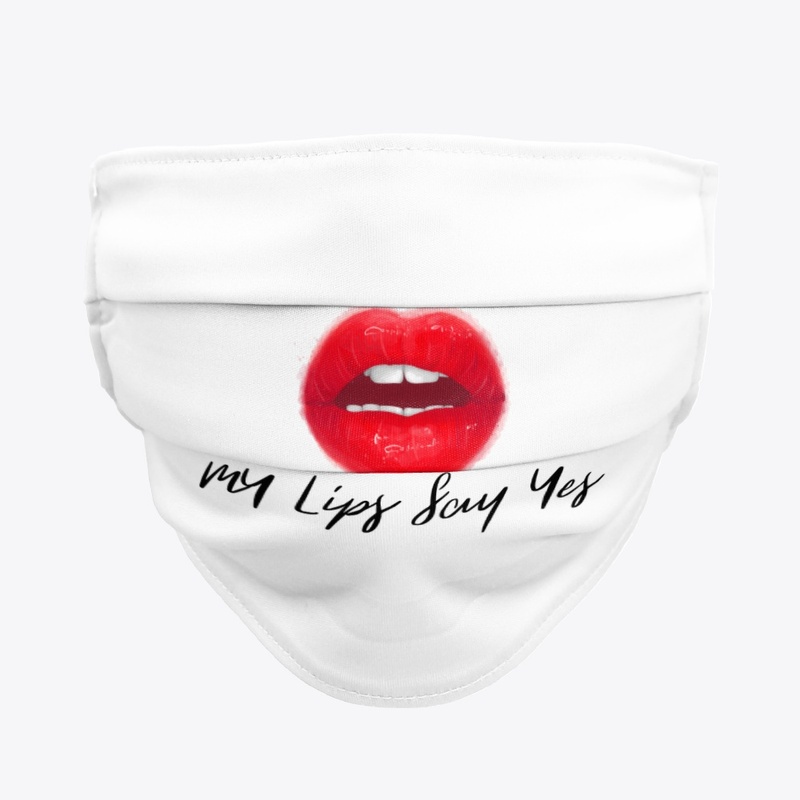 My lips say yes (black)