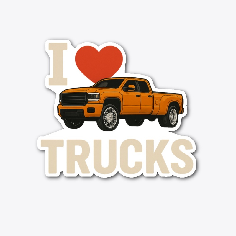 I Love Trucks Merch