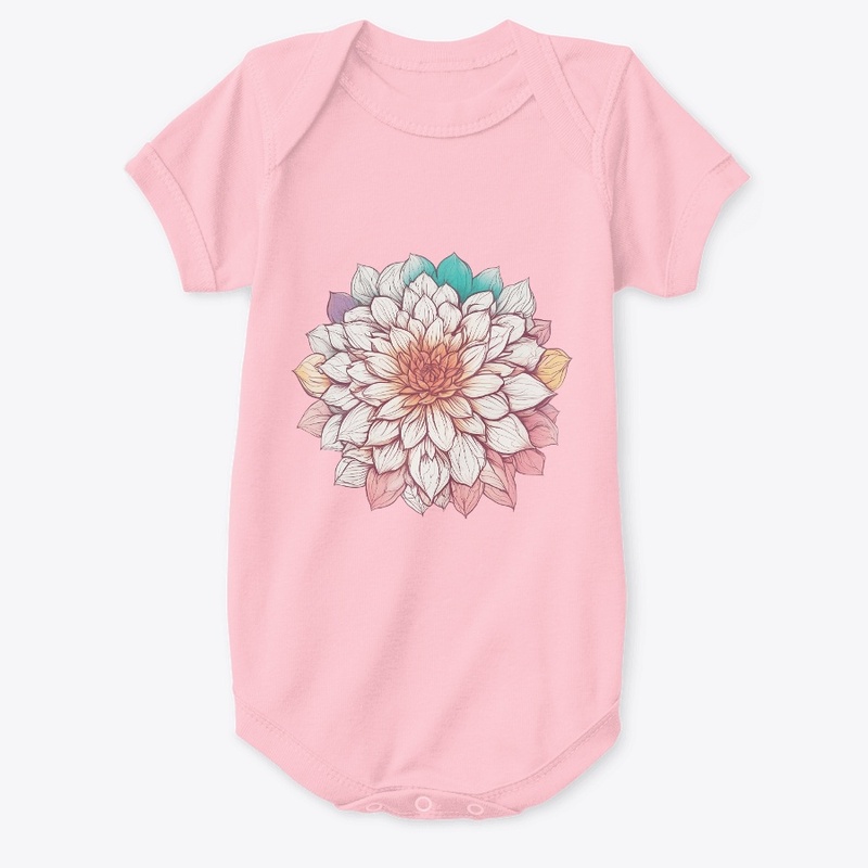 Colorful Dahlia Bloom Flower