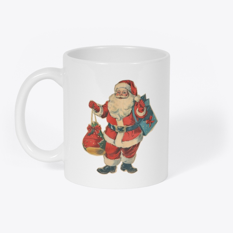 Santa Claus Christmas Vintage Mug