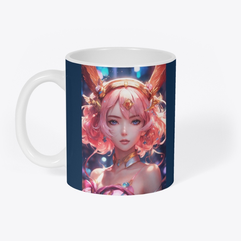 tilt shift art of abstract style anime