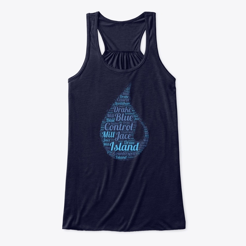 Blue Mana Symbol Word Wall