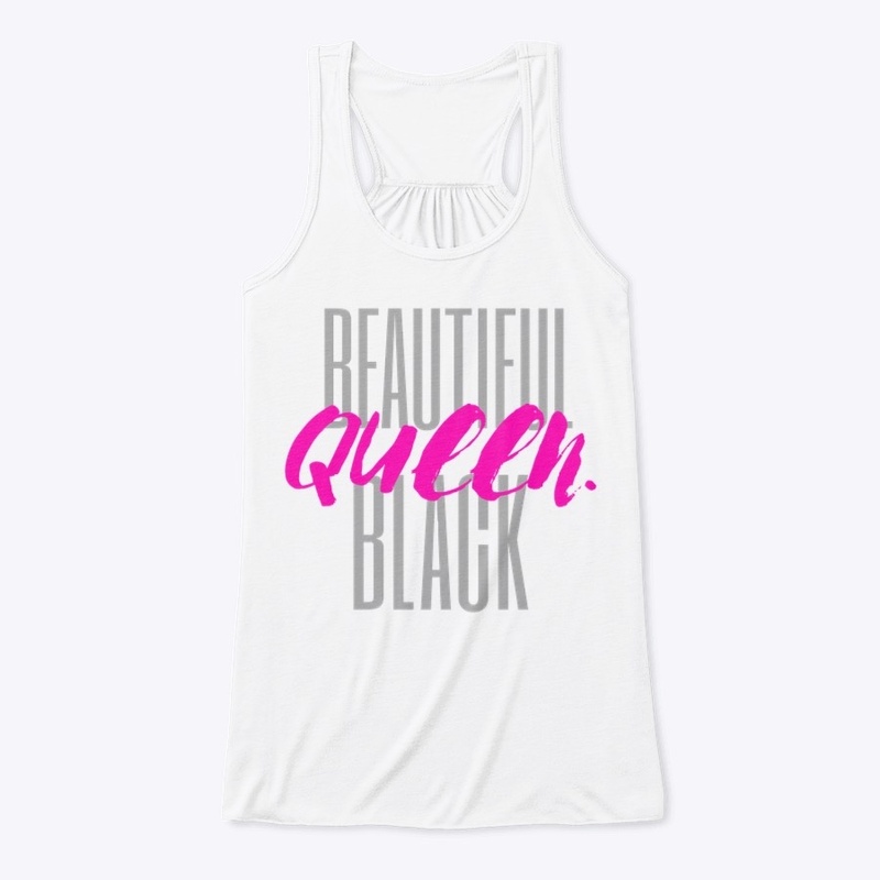 Beautiful Black Queen Tank Tops