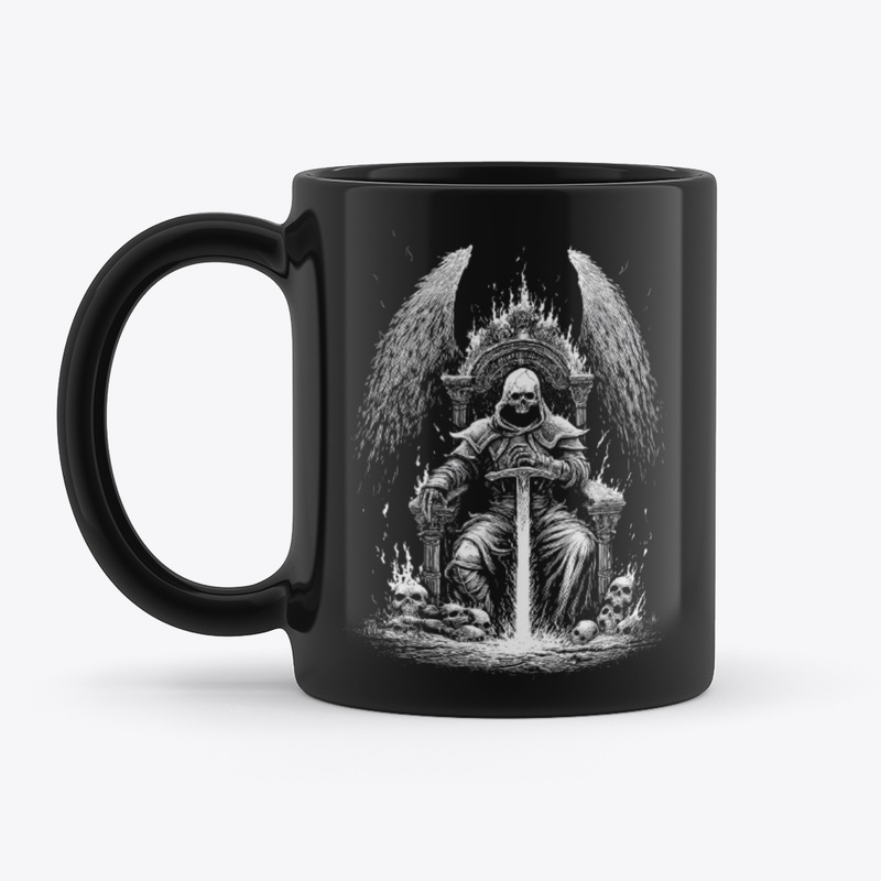 Skull King on Bone Throne
