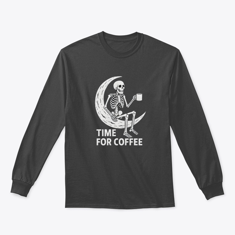 Skeleton Coffee Break on the Moon