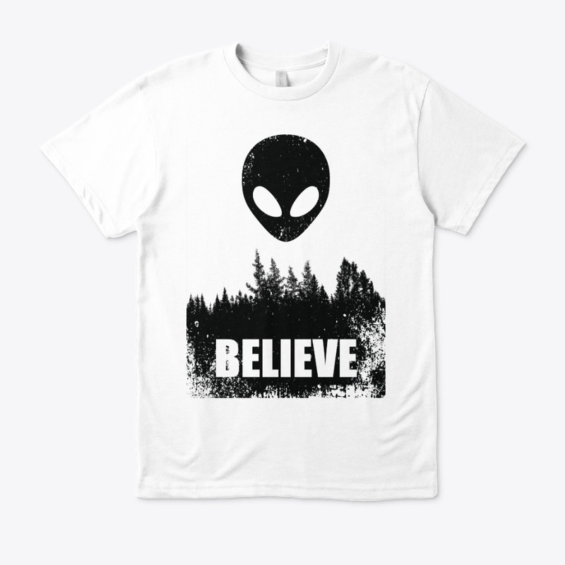 Believe UFO Alien T-shirt