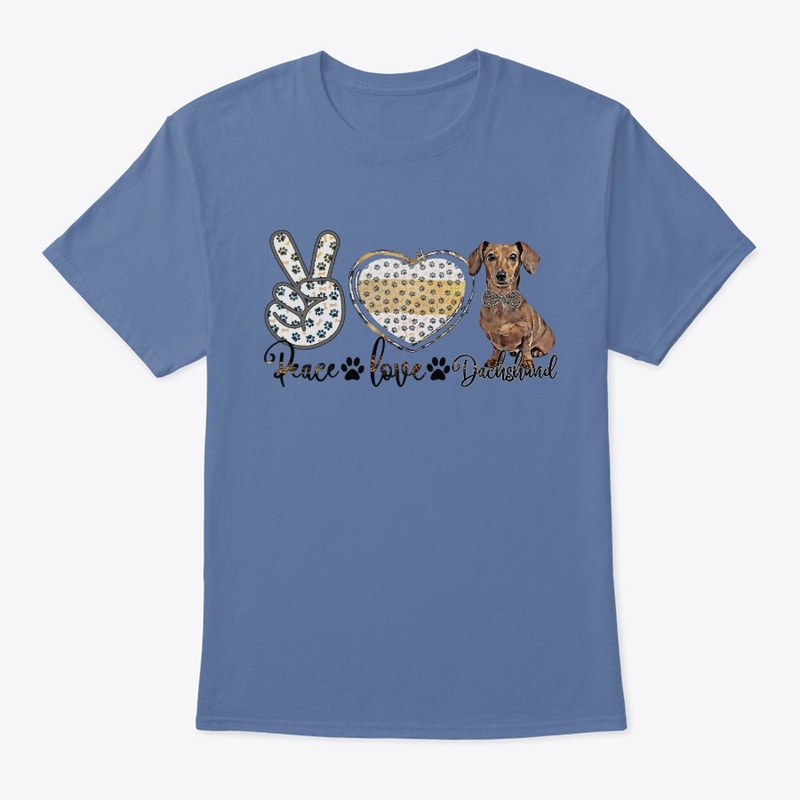 Peace Love Dachshund