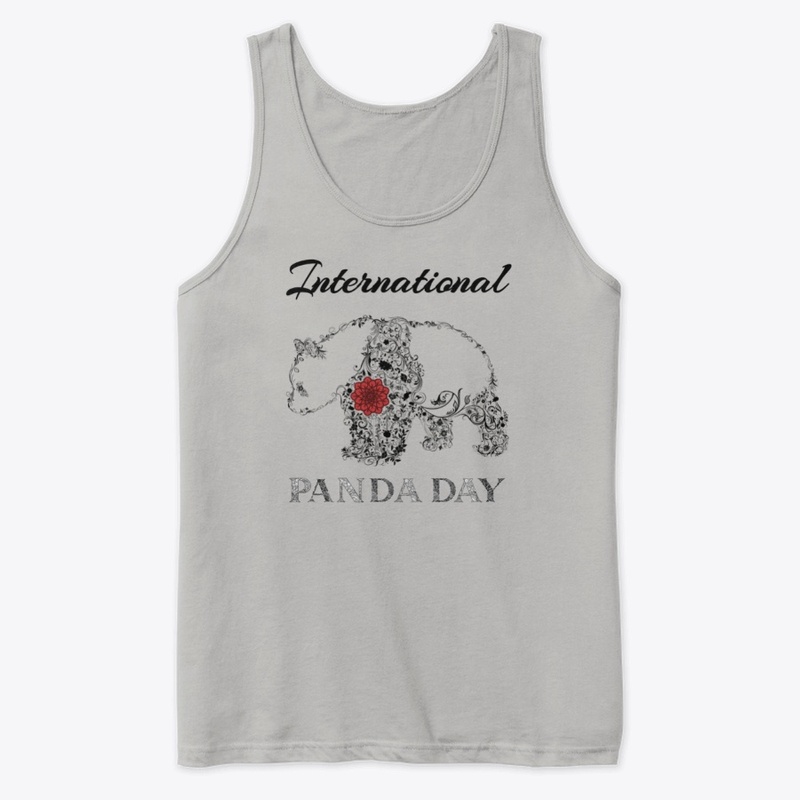 mandala flower panda -panda day