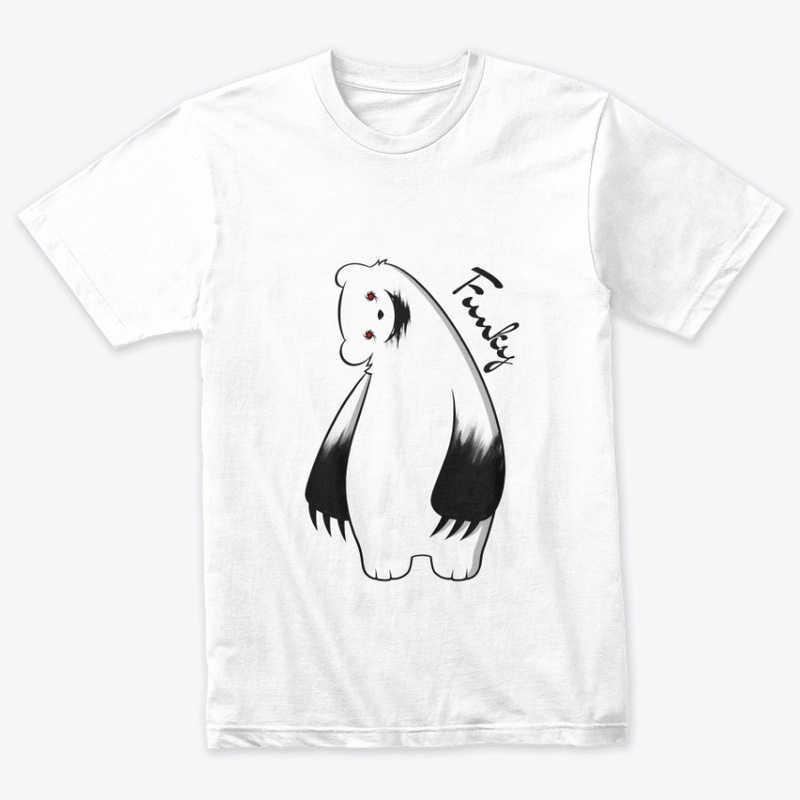 Funky Mascot White Tee