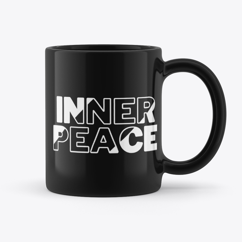 INNER PEACE typography-Black