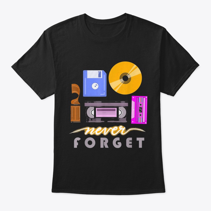 Never Forget Retro Vintage Cassette Tape