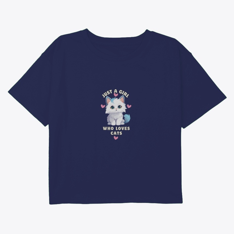 Just A Girl Who Loves Cats Tshirts